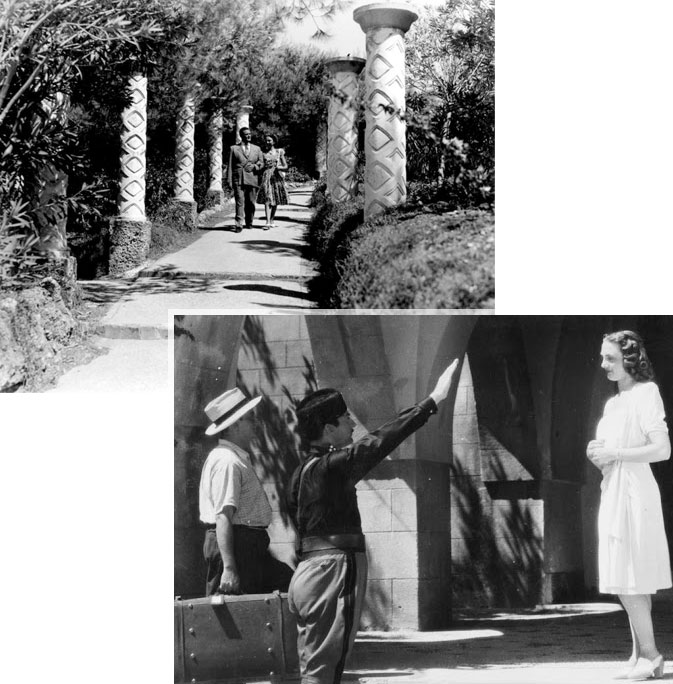 Still from the movie Anna Roditi shot in Kallithea Springs (1948).